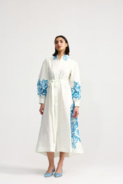 LUCILLE DRESS ANTIQUE CAPRI