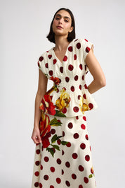 BLAIR TOP ANTIQUE ROSE