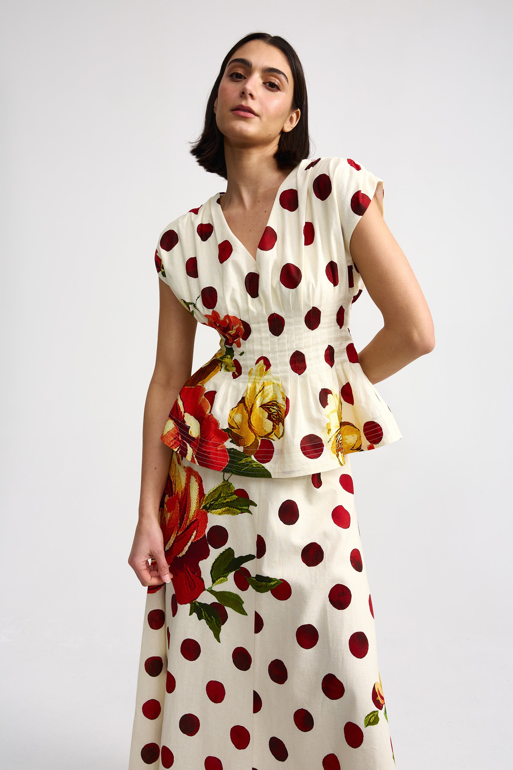 BLAIR TOP ANTIQUE ROSE