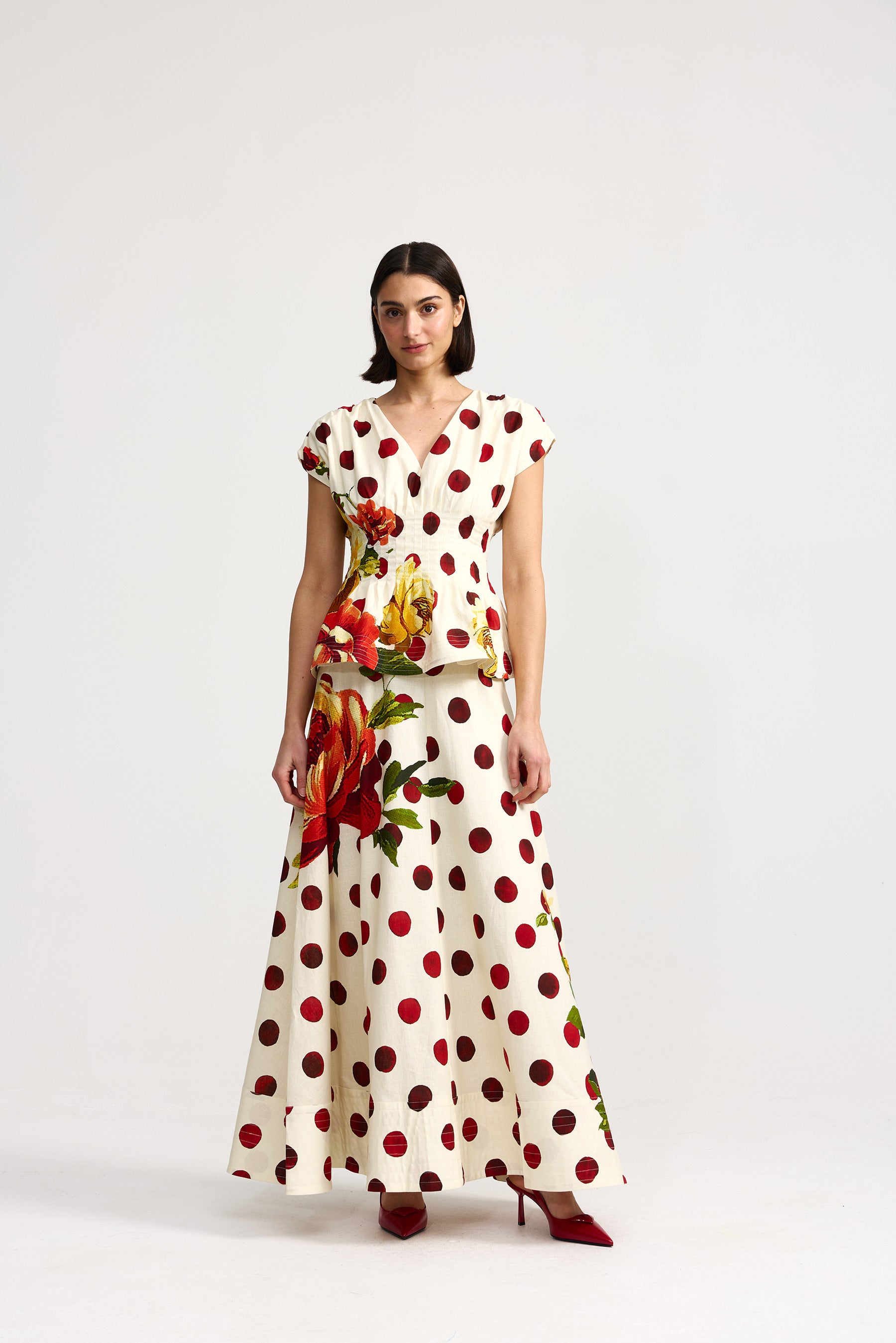 BLAIR SKIRT ANTIQUE ROSE