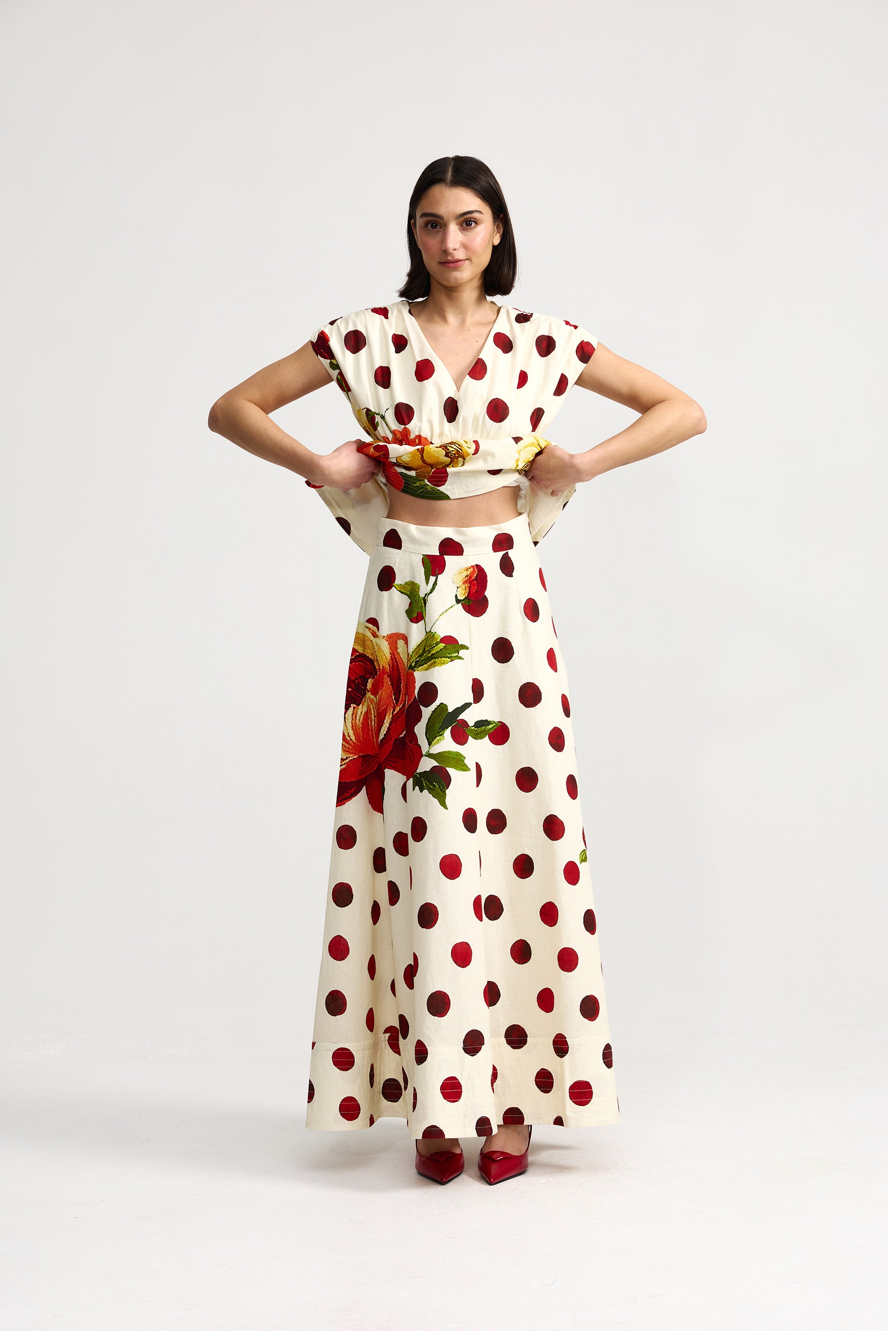 BLAIR SKIRT ANTIQUE ROSE
