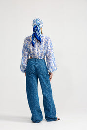 HARLOW JEAN DENIM PEONY