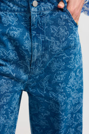 HARLOW JEAN DENIM PEONY