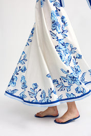 ELODIE DRESS ANTIQUE PEONY