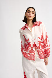 VIVIAN BLOUSE RUBY ANTIQUE