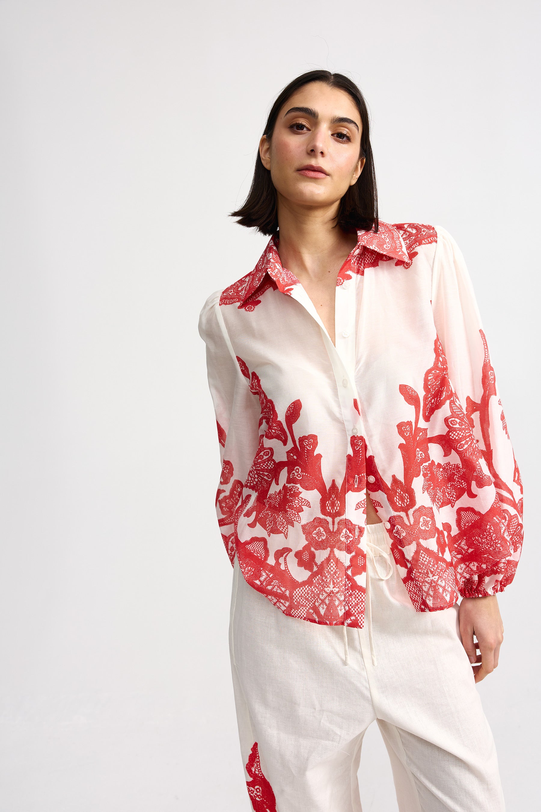 VIVIAN BLOUSE RUBY ANTIQUE