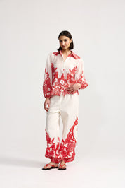 VIVIAN BLOUSE RUBY ANTIQUE