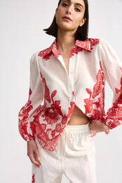 VIVIAN BLOUSE RUBY ANTIQUE