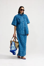 REMY SHIRT DENIM PEONY