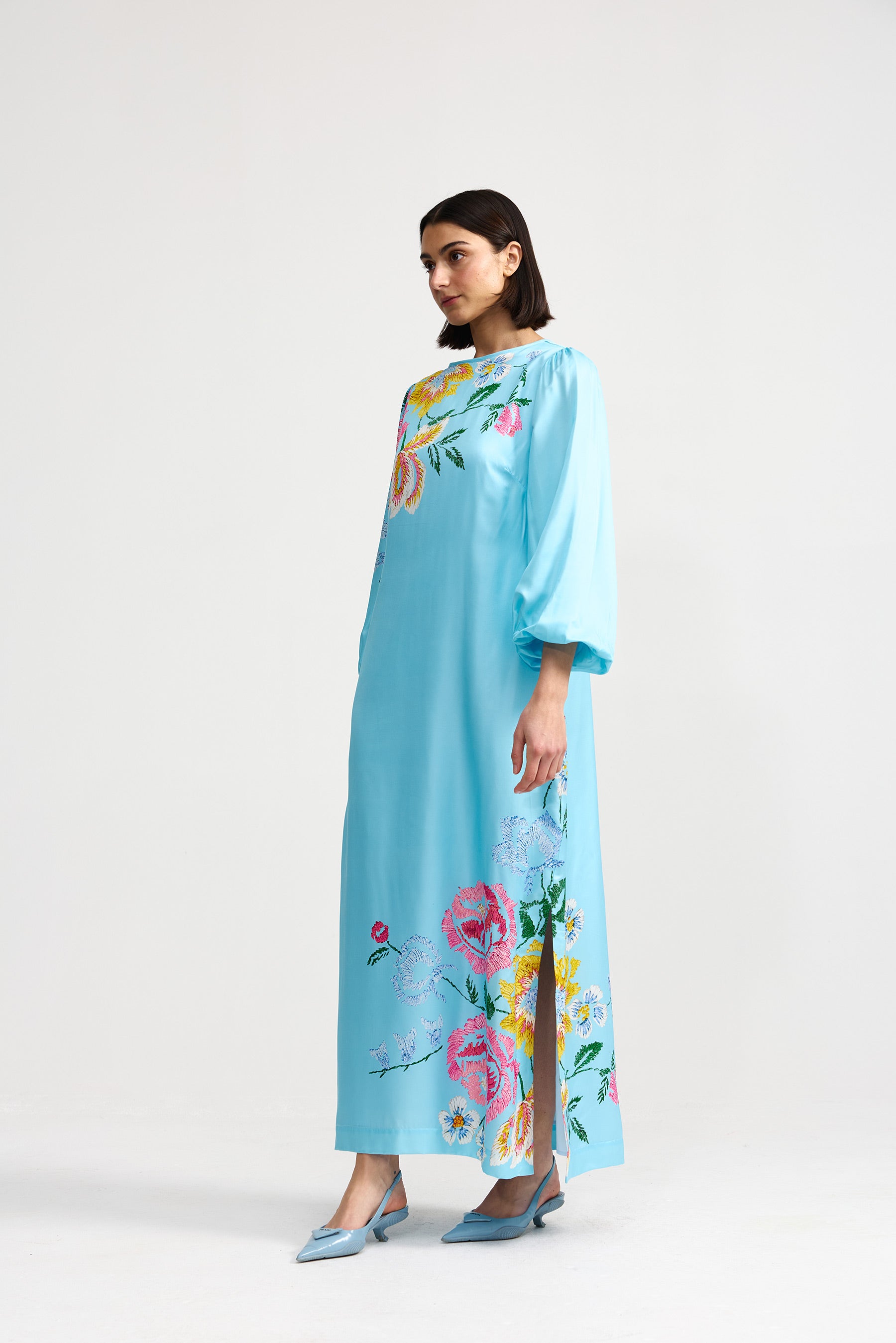 EVELYN DRESS CARIBBEAN BOUQUET