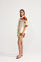 NERI SHIRT ANTIQUE ROSE