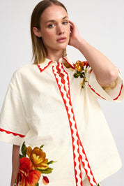 NERI SHIRT ANTIQUE ROSE
