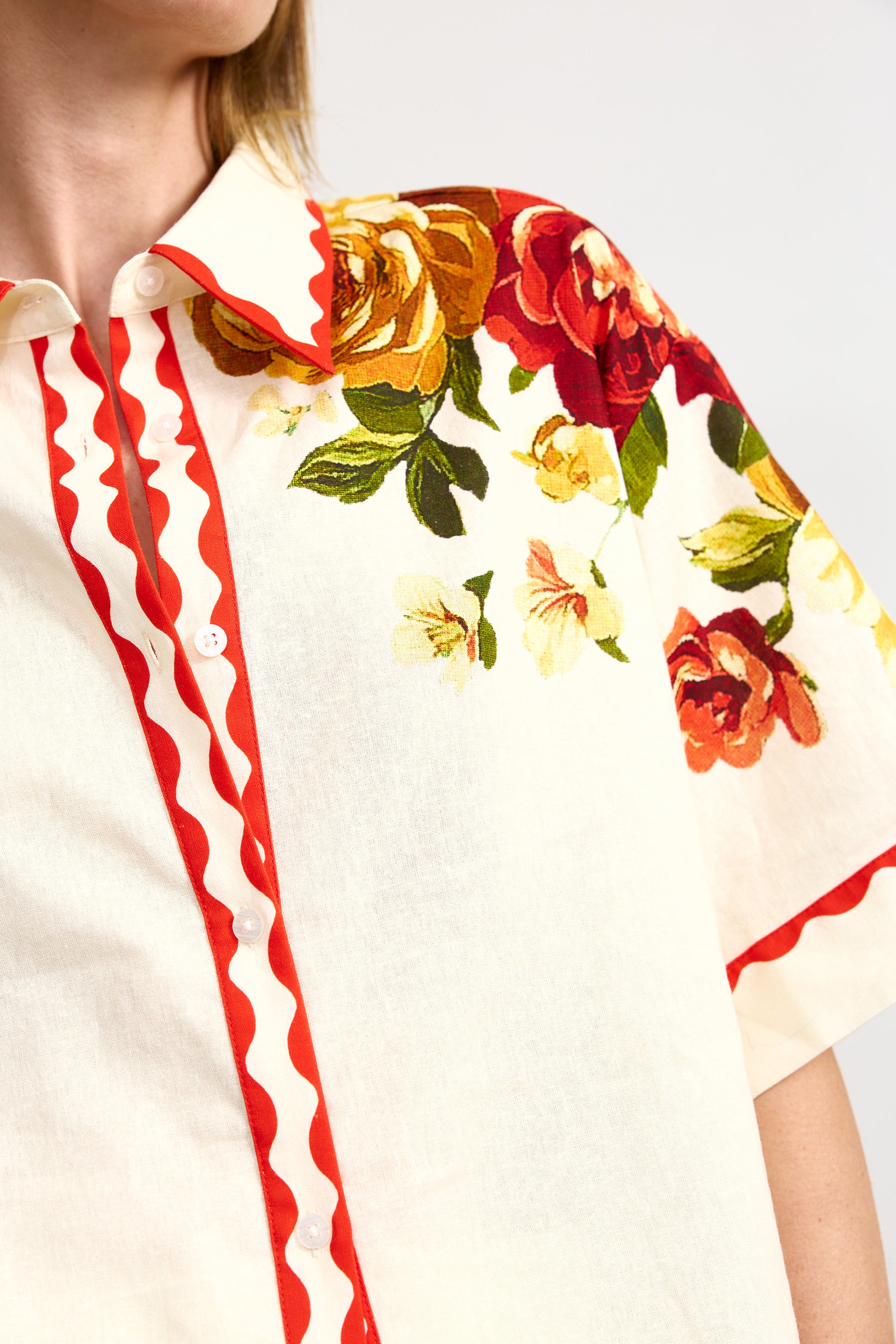 NERI SHIRT ANTIQUE ROSE