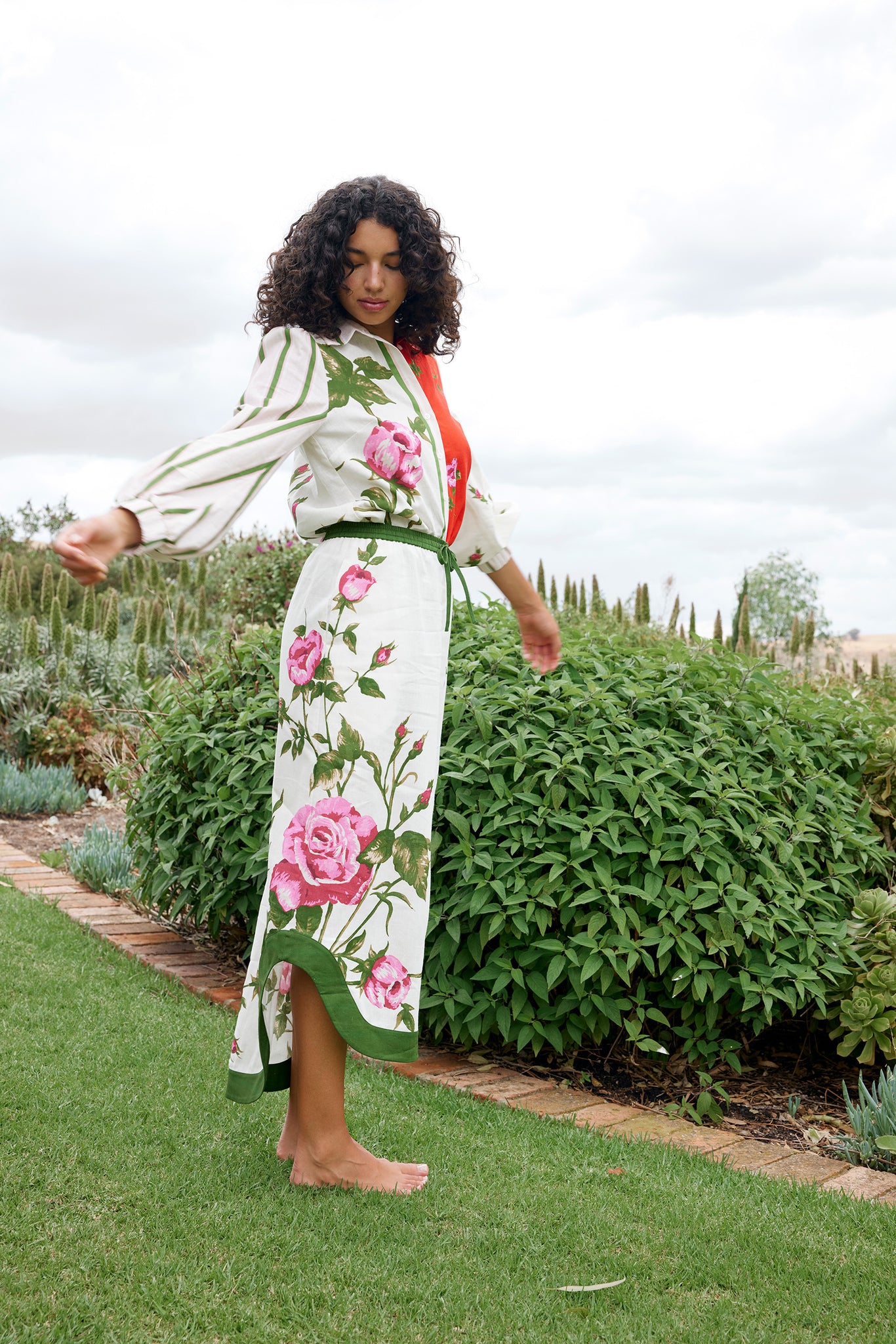 Ruby Rafferty RAFFERTY SKIRT RUBY ANTIQUE ROSE – Aston Studio