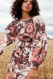 VINCE DRESS IN VINTAGE ROSE