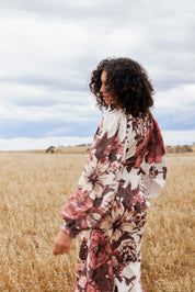 VINCE DRESS IN VINTAGE ROSE