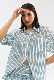 BUDDY SHIRT POWDER ANTIQUE STRIPE