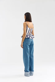 MONTY TOP ROYAL STRIPE