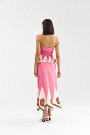 PETRA MIDI SKIRT POPPY ANTIQUE