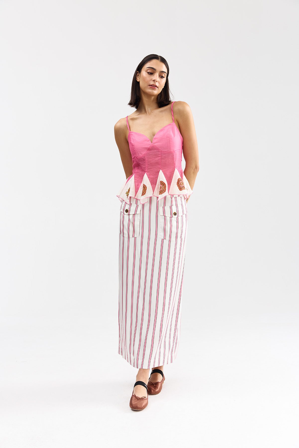 PETRA TOP POPPY ANTIQUE