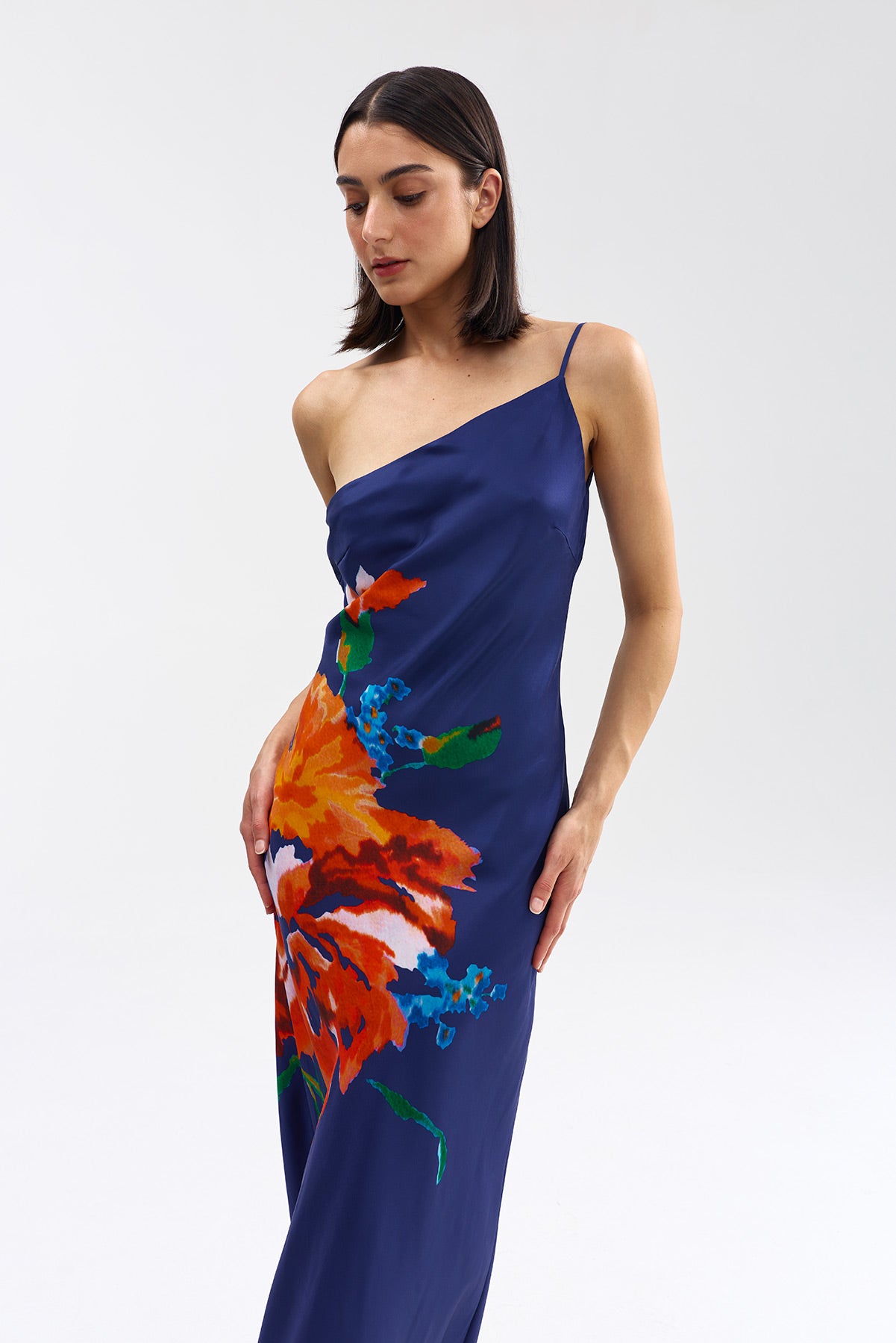 CLEMENCE DRESS ROYAL PAPAYA