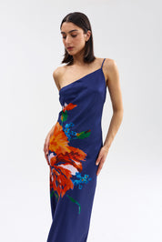 CLEMENCE DRESS ROYAL PAPAYA
