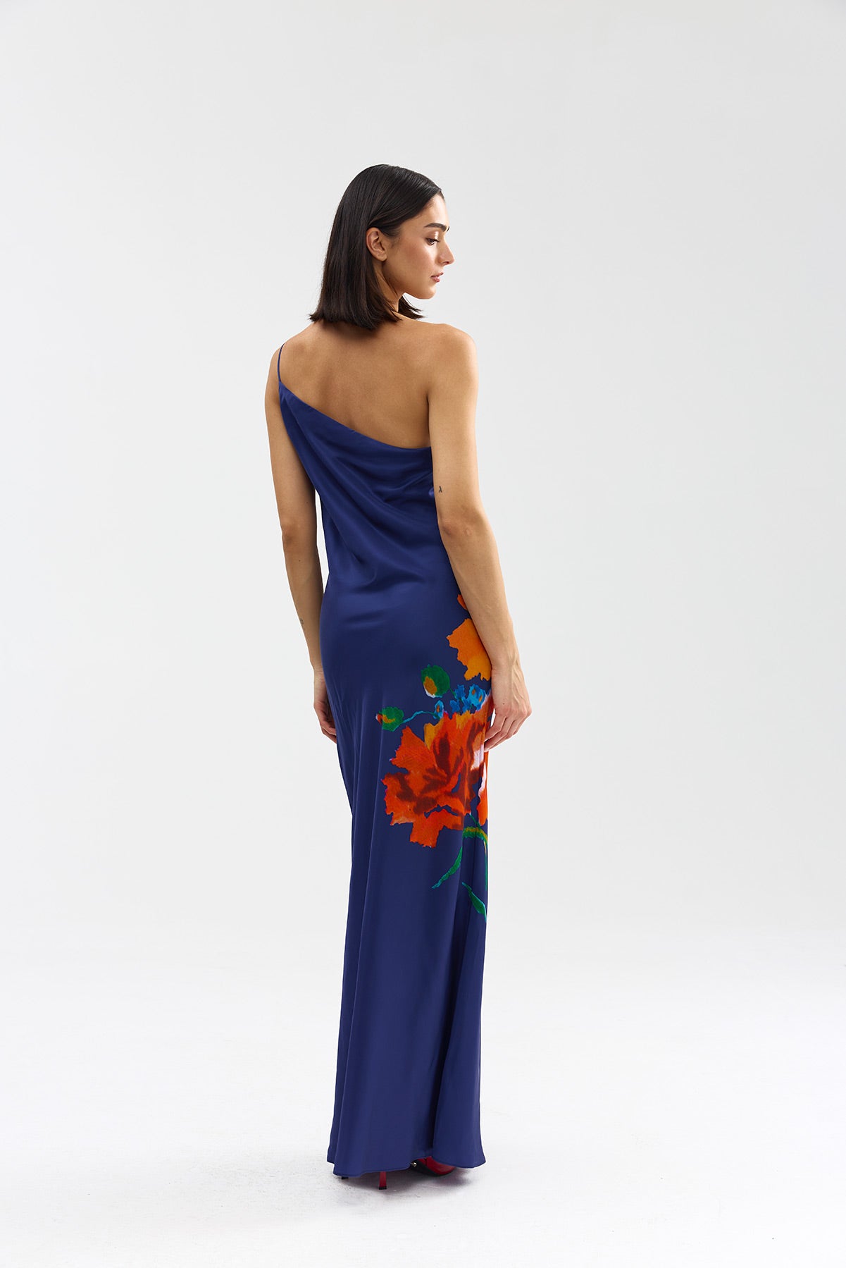 CLEMENCE DRESS ROYAL PAPAYA