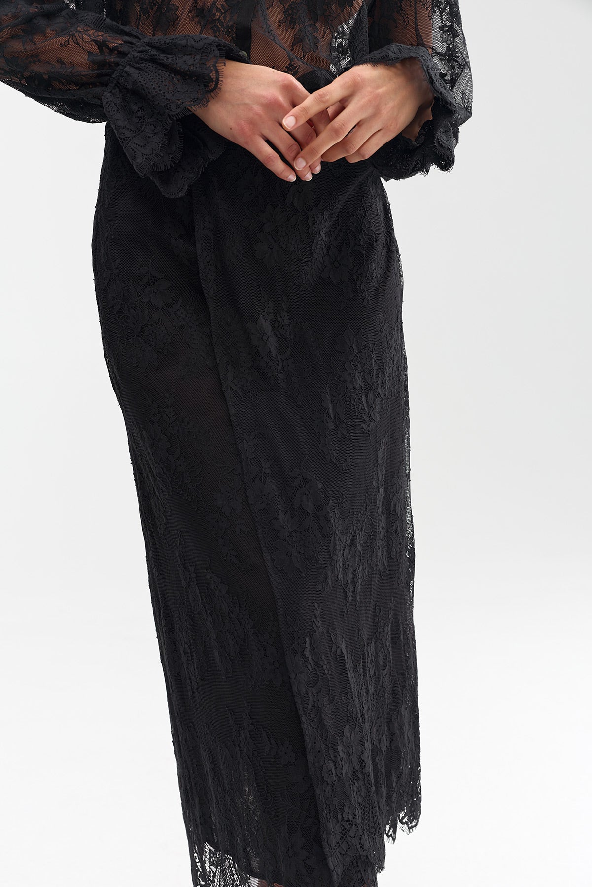 CLEO SKIRT NERO LACE