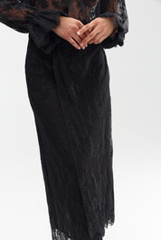CLEO SKIRT NERO LACE