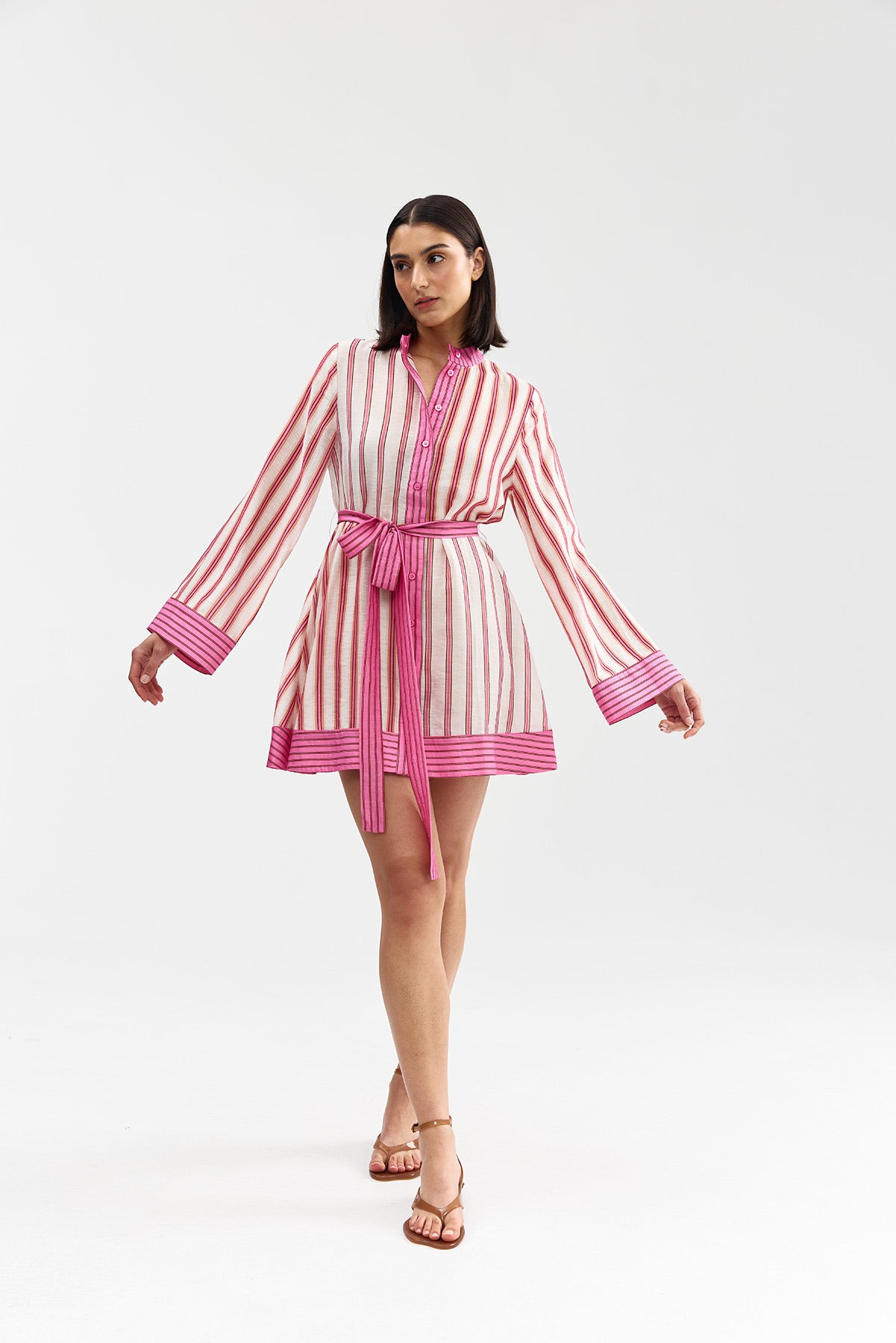 NEOTTIA MINI DRESS POPPY BARK MULTI