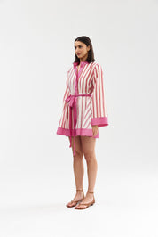NEOTTIA MINI DRESS POPPY BARK MULTI