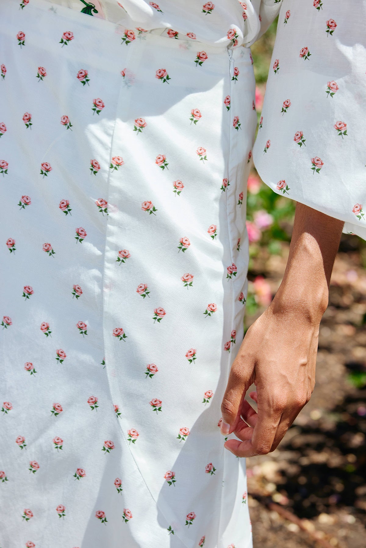 LAURA SKIRT ANTIQUE ROSE