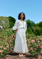 LAURA SKIRT ANTIQUE ROSE