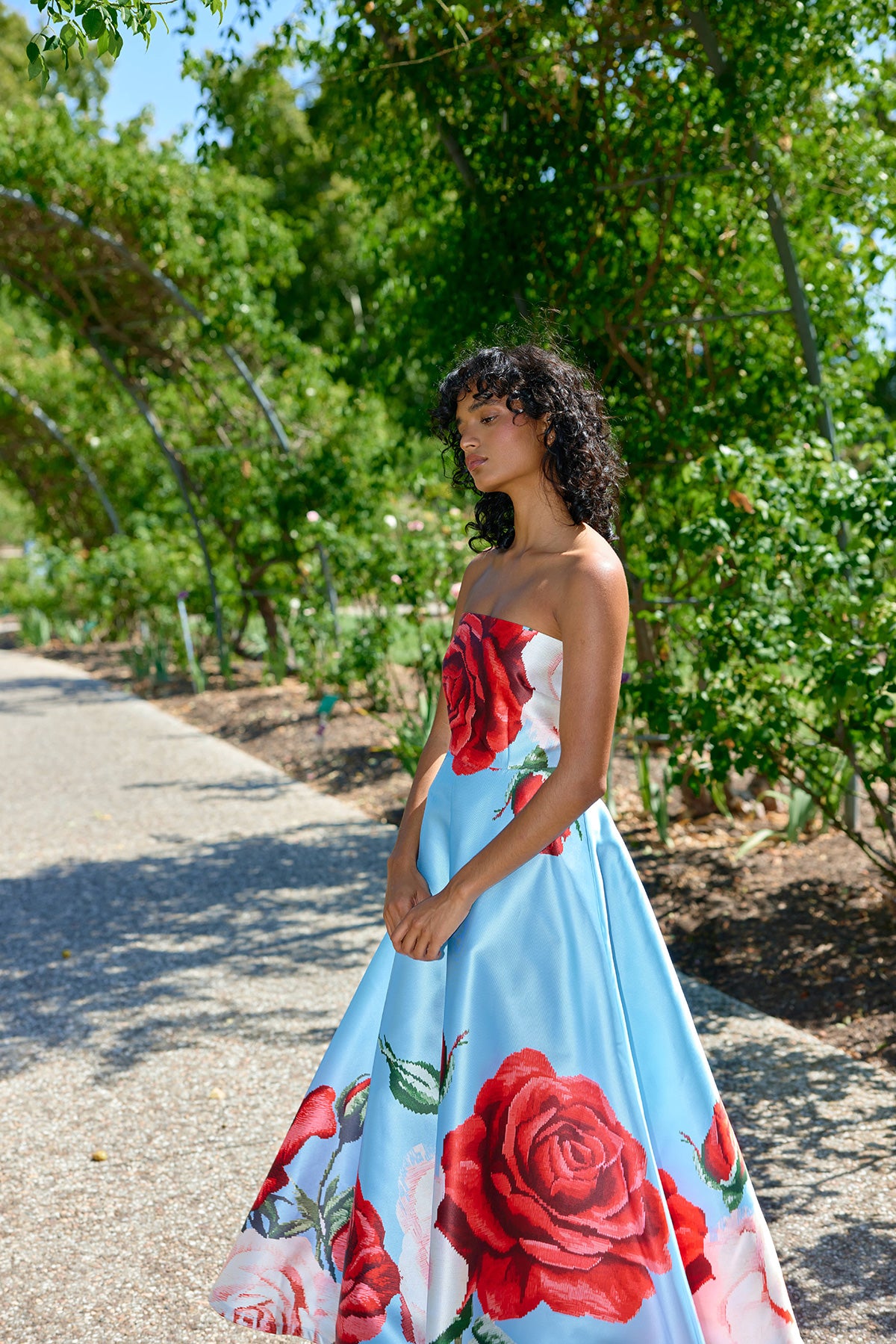 AUDREY GOWN ARCTIC ROSE