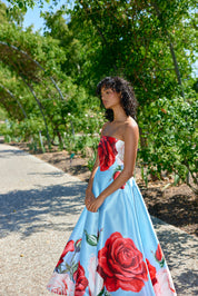 AUDREY GOWN ARCTIC ROSE