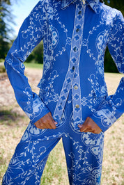 LELA JACKET ROYAL ANTIQUE