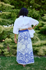 TANSY SKIRT ANTIQUE ROYAL