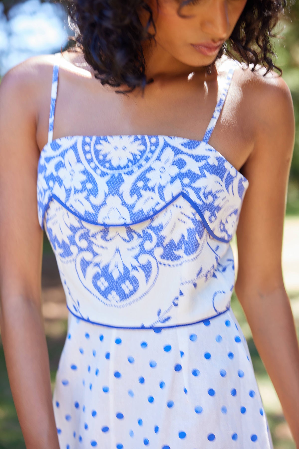 HATTIE DRESS ROYAL ANTIQUE