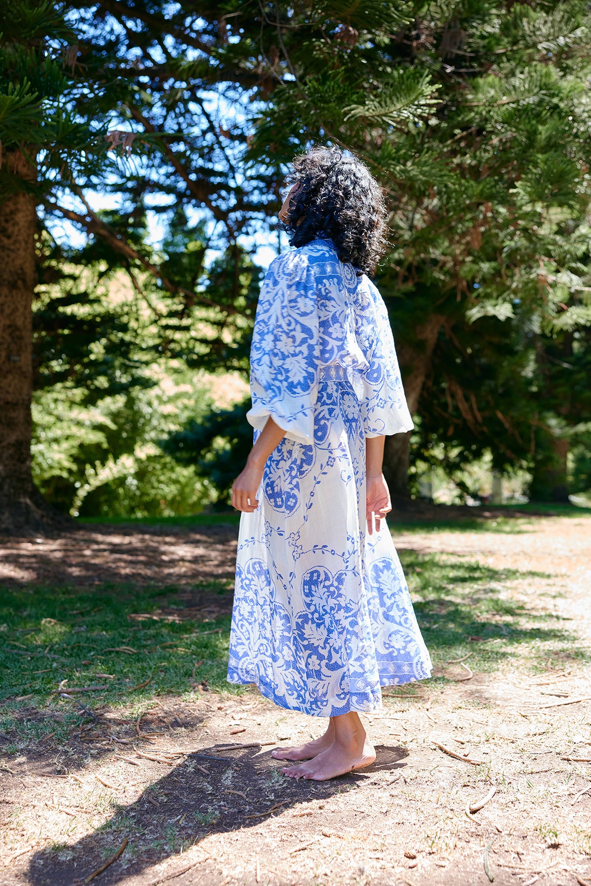 LUCILLE DRESS ANTIQUE ROYAL (PRE ORDER)