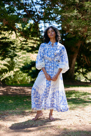LUCILLE DRESS ANTIQUE ROYAL (PRE ORDER)