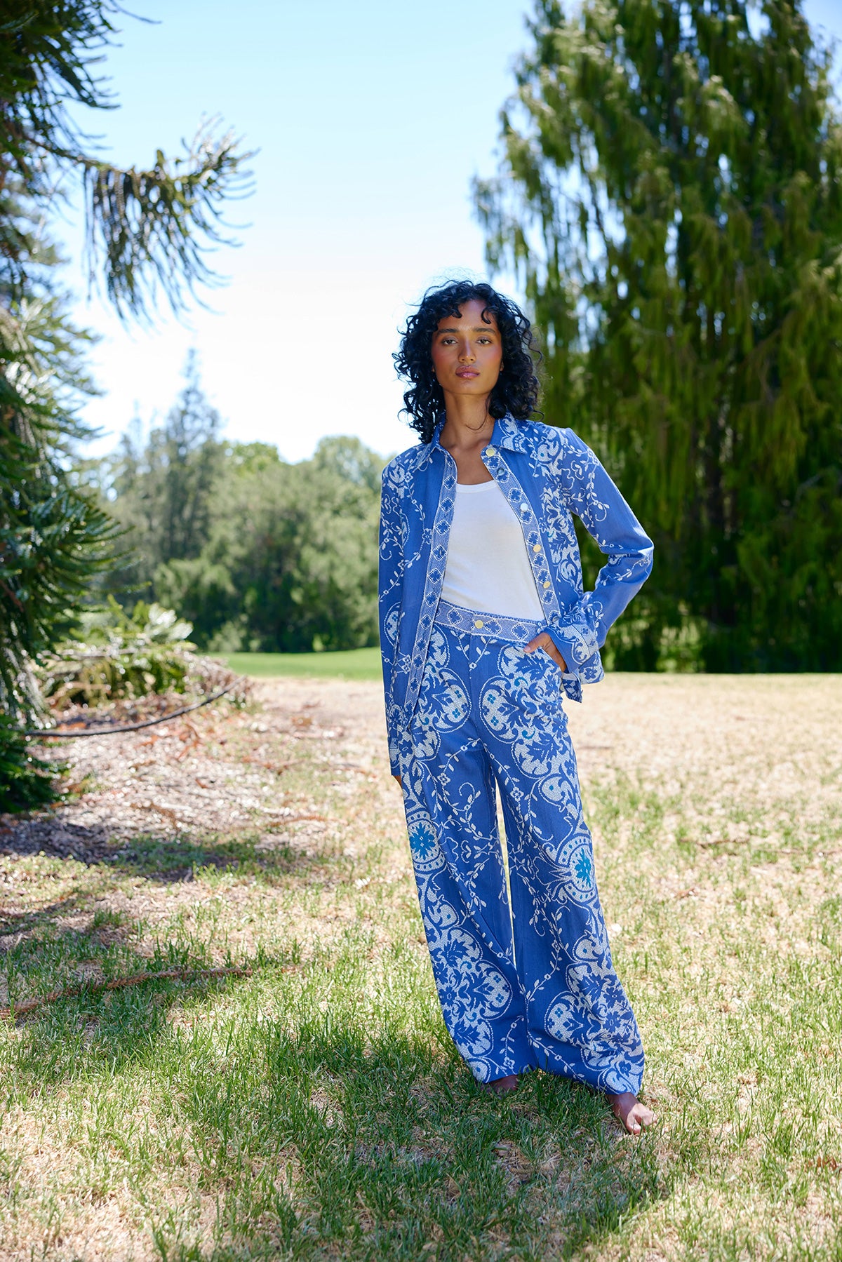 LELA PANT ROYAL ANTIQUE
