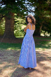 POLLY DRESS ROYAL ANTIQUE