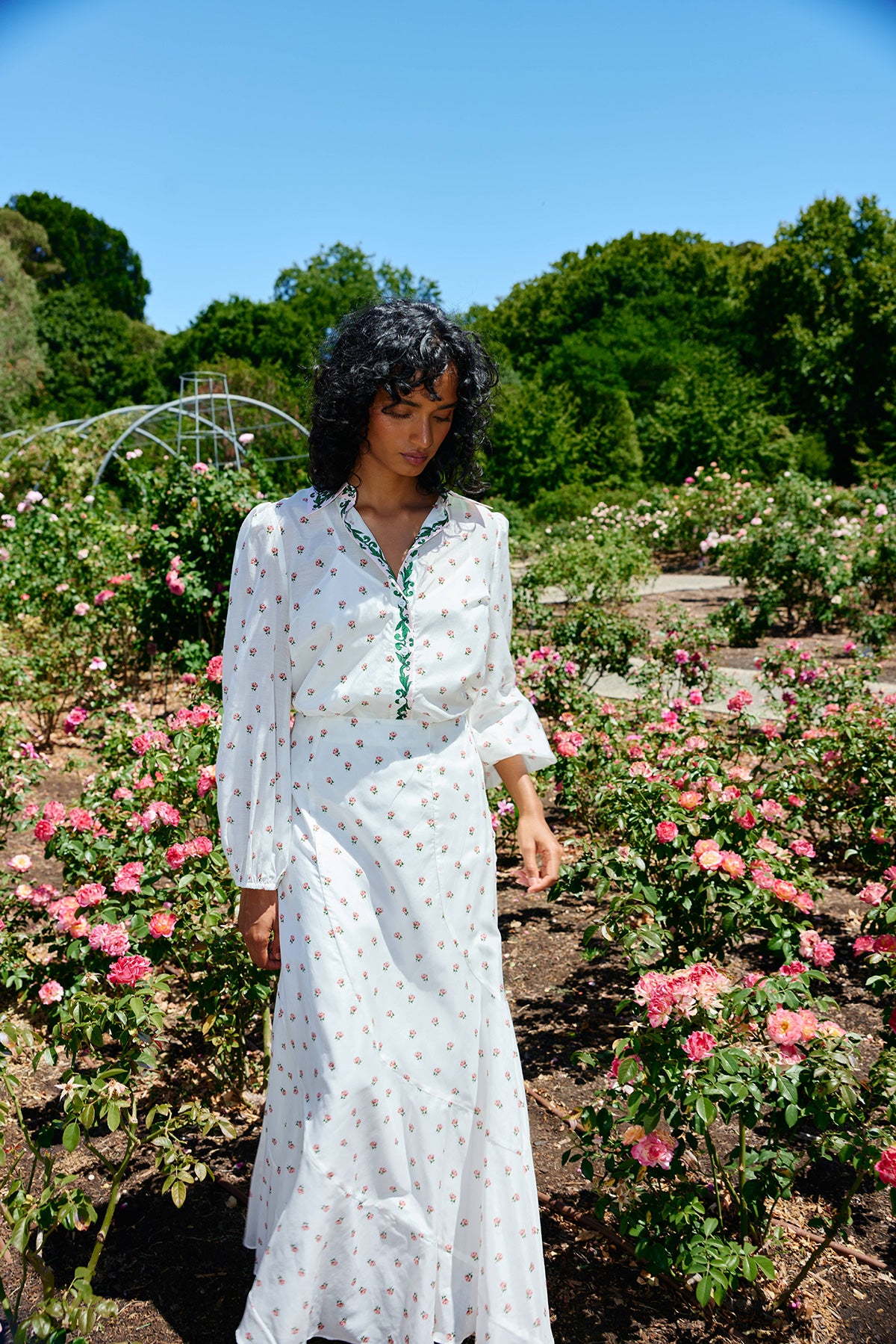 VIVIAN BLOUSE ANTIQUE ROSE