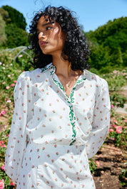 VIVIAN BLOUSE ANTIQUE ROSE