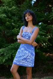 MIMI DRESS ROYAL ANTIQUE
