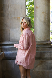 BUDDY SHIRT TEA ROSE STRIPE