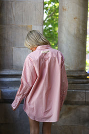 BUDDY SHIRT TEA ROSE STRIPE
