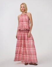 ADRIANNA DRESS JAIPUR CHECK