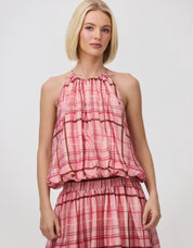 ADRIANNA DRESS JAIPUR CHECK