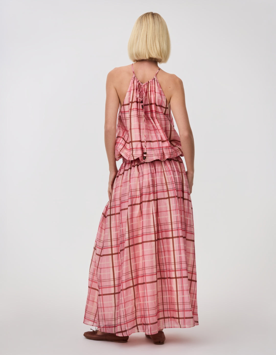 ADRIANNA DRESS JAIPUR CHECK